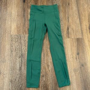 Lululemon Invigorate Tights green
